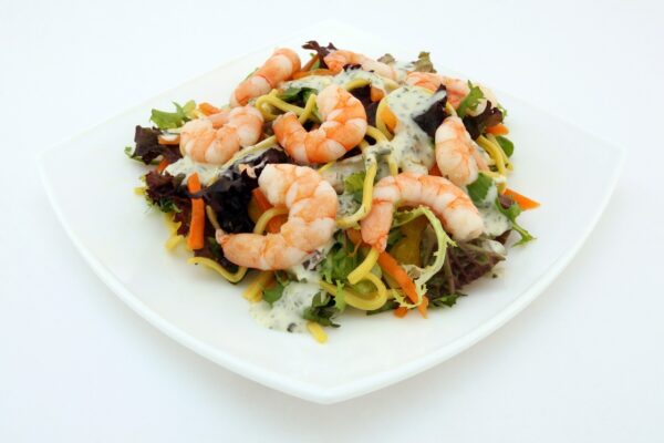 Ensalada de gambas - Restaurante chino Gran Muralla Albacete