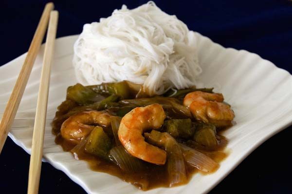 Gambas con guindillas - Restaurante chino en Albacete